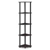 Furinno Turn-N-Tube 5 Tier Corner Display Rack Multipurpose Shelving Unit,