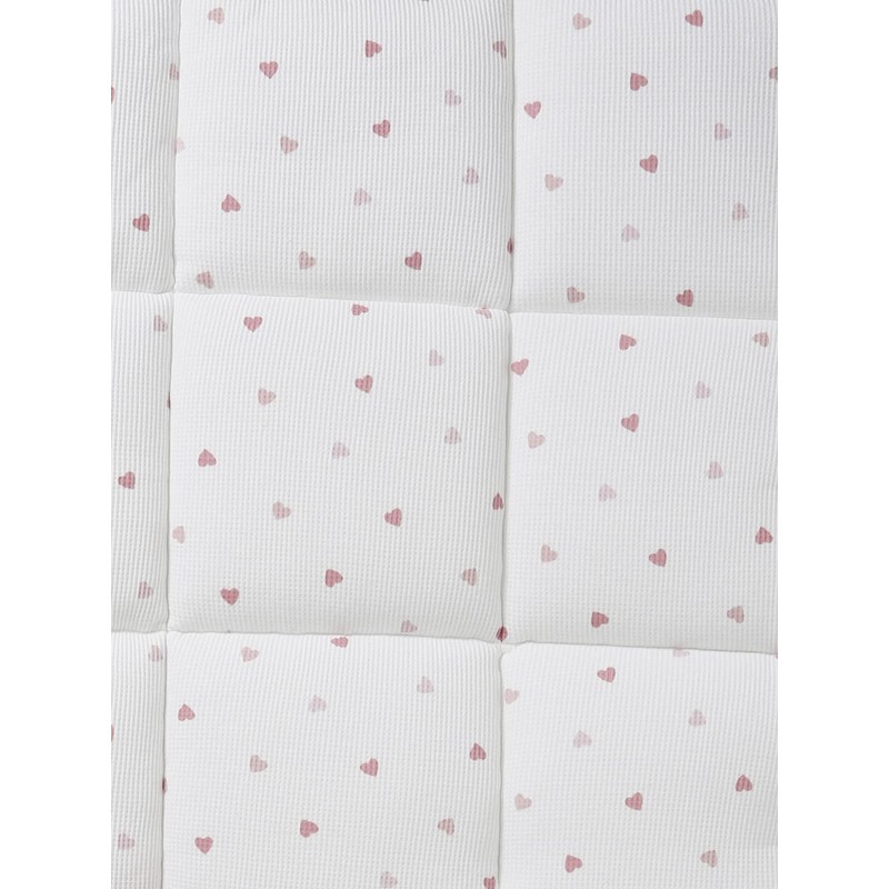 VERTBAUDET TU Heart Printed Playpen Rug