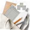TEHAUX 6pack Daily Planner Notepad Compact To-do List Notebooks Page