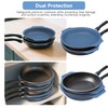 10 Inch Silicone Frying Pan Protectors - Scratch-Proof Stacking Pads