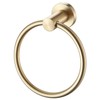 UOPR Brushed Gold Towel Rings for Bathroom, SUS 304 Heavy