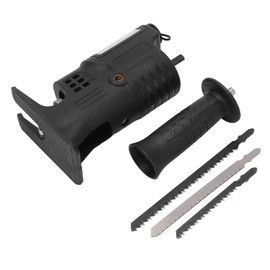 Black Electric Drill to Chain Saw Adapter Converter Ergonomic Electric Reciprocating Saw Converter