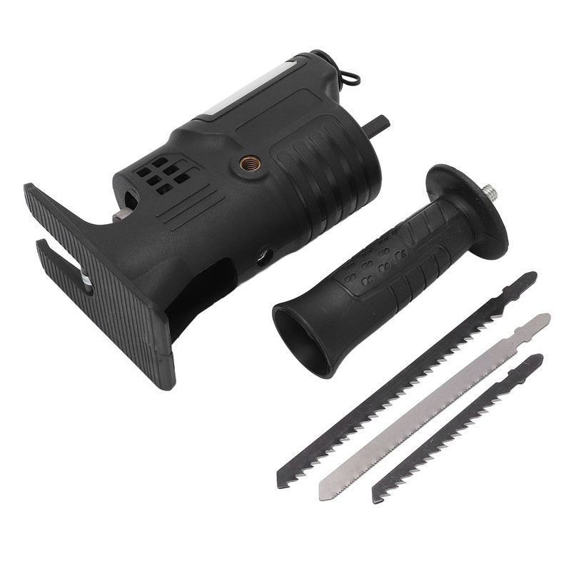 Black Electric Drill to Chain Saw Adapter Converter Ergonomic Electric