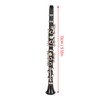 13cm Mini Clarinet Model Simulated Miniature Clarinet Musical Instrument Dollhouse