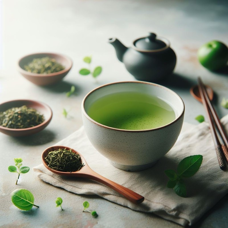 Green Tea, Premium Japanese Sencha Green Tea, Loose Leaf, Subtle