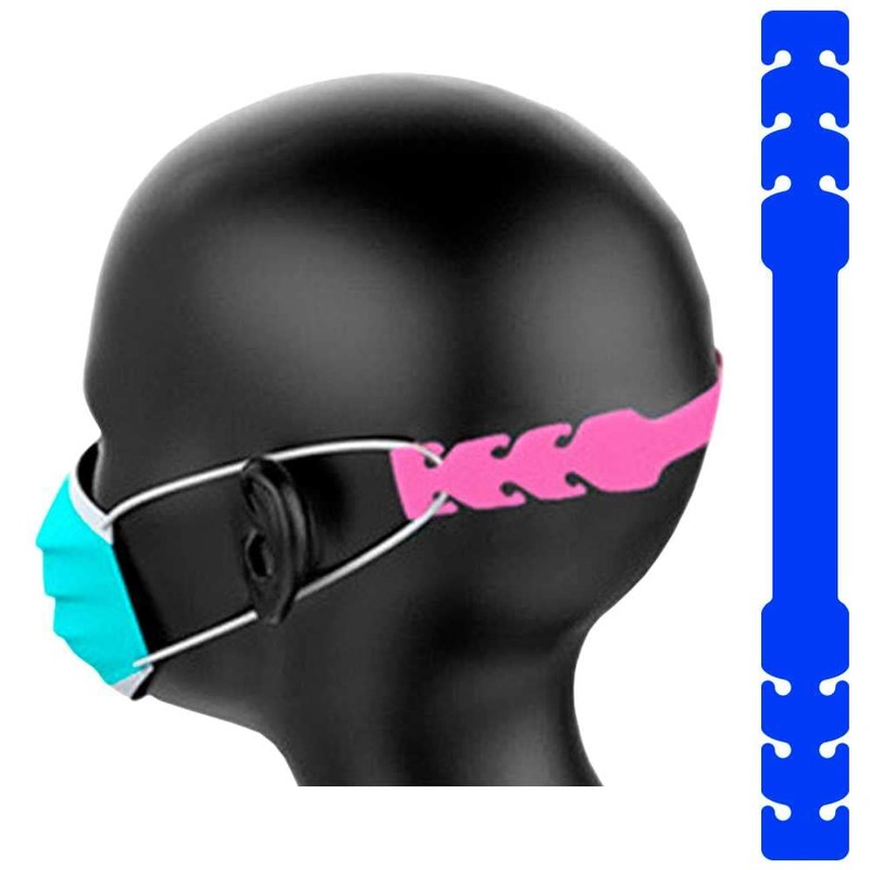 OcioDual 4 Mask Extender Mask Hooks Blue Anti-Tightening Ear Protector