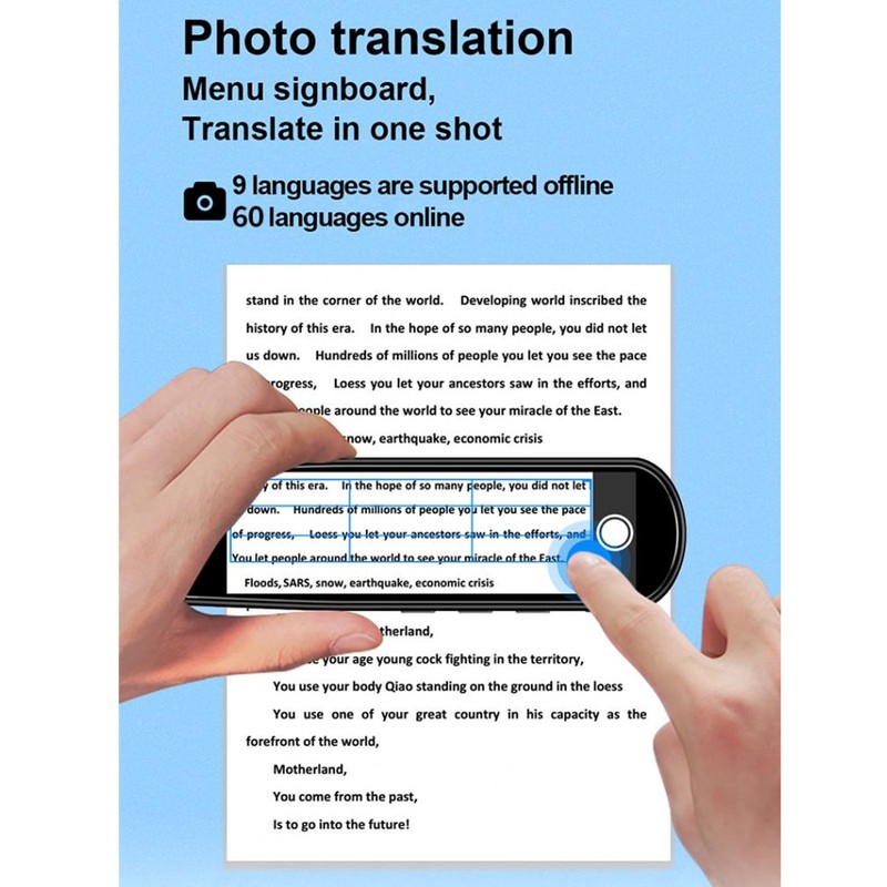 Language Translator Device 134 Languages Online Voice Translation 60 Photo