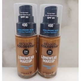 Revlon 2 Revlon Colorstay 24Hrs SPF 20 W/Hyaluronic Acid 400 Caramel Normal/Dry Skin