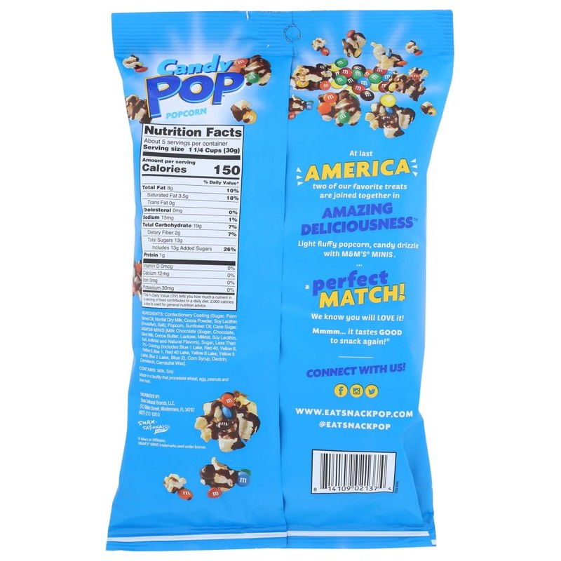 Popcorn 2 x 149g (M&M Minis)