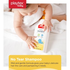 Playtex Baby Shampoo, Lavender Chamomile, 21 oz. Bottle, 3-Pack, Dermatologist Tested Gentle, Tear Free Shampoo for Babies, pH Balanced, Hypoallergenic, Free of Dyes, Parabens and Phthalates