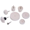Bluespot 19037 8 PCE Buffing Wheel Set