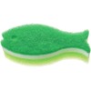 Marna Fish Sponge Set of 5 (Deep Green) R450DG