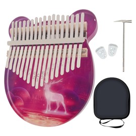 Kalimba Thumb Piano 17 Key Portable BDKJ Finger Piano Best Gift for Music Lovers