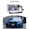 American Flag License Plate Frames - 2 Pack Black Patriotic