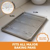 PriorityChef 18/8 Stainless Steel Cooling Rack, Heavy Duty Baking Rack