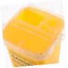 TOVINANNA 0.26 Gallon Yellow Sharps Disposal Container - Rectangular, PP