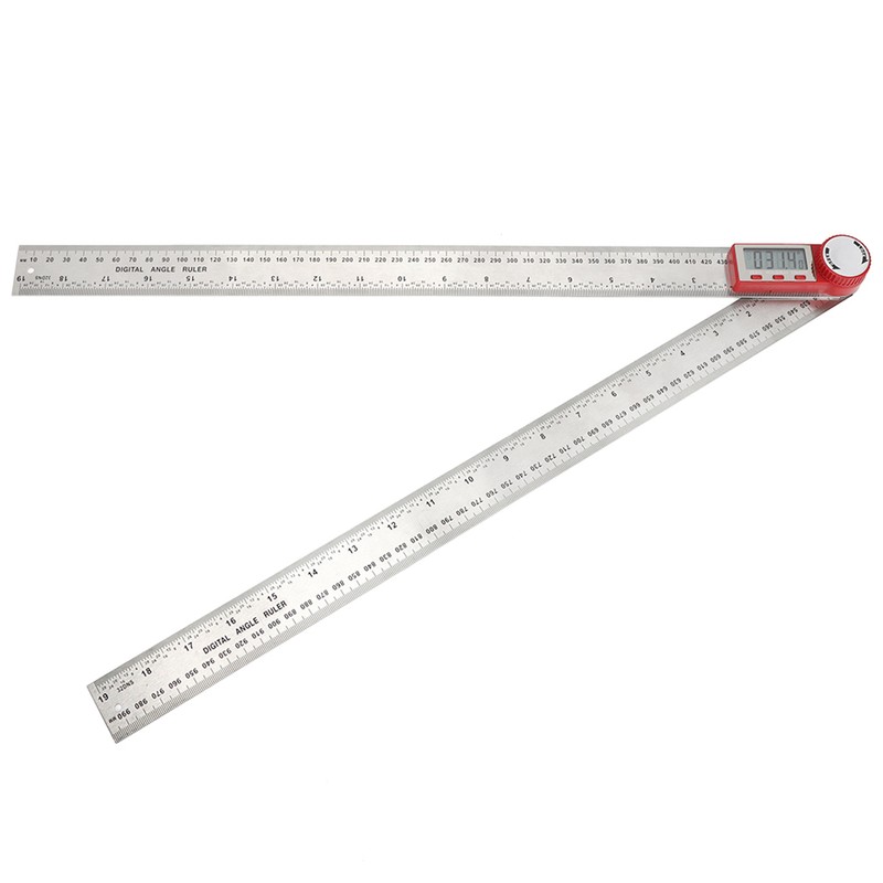 Digital Ruler Stainless Steel Electronic Ruler 360 Degree Measuring Tool