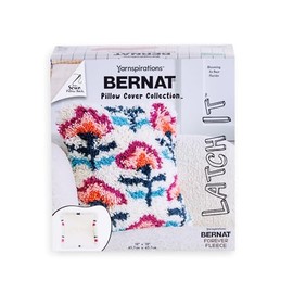 Bernat Latch It Kit – Fleece Pillow Cover, Blooming