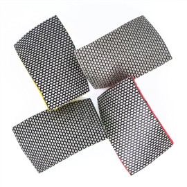 SUBRILLI Diamond Sandpaper Hook and Loop Abrasive Paper Sheets for Glass Ceramic Concrete Metal Edge Sanding Polishing (4pcs/Set)