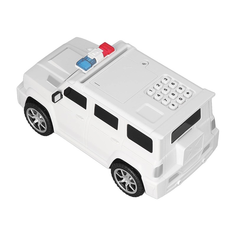 Car Bank Automatic Fingerprint Password Money Rolling Cash Coin Car