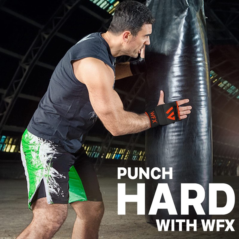 Boxing Hand Wraps Punch Bag Men Women Gel Inner Gloves