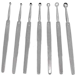 Precise Canada: Set of Fox Dermal Curette 1,2,3,4, 5,6,7MM