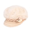 COLLBATH 1pc Exquisite Warm Hat Female Knitted Hat Ear Flaps