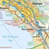 San Francisco, California Wall Map, large - 22.75" x 29"