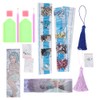 2 Set Diamond Bookmarks 5D DIY Painting Crystal Rhinestones Embroidery