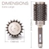 Baasha Extra Large Round Brush 3 Inch(76mm), Hair Brush With