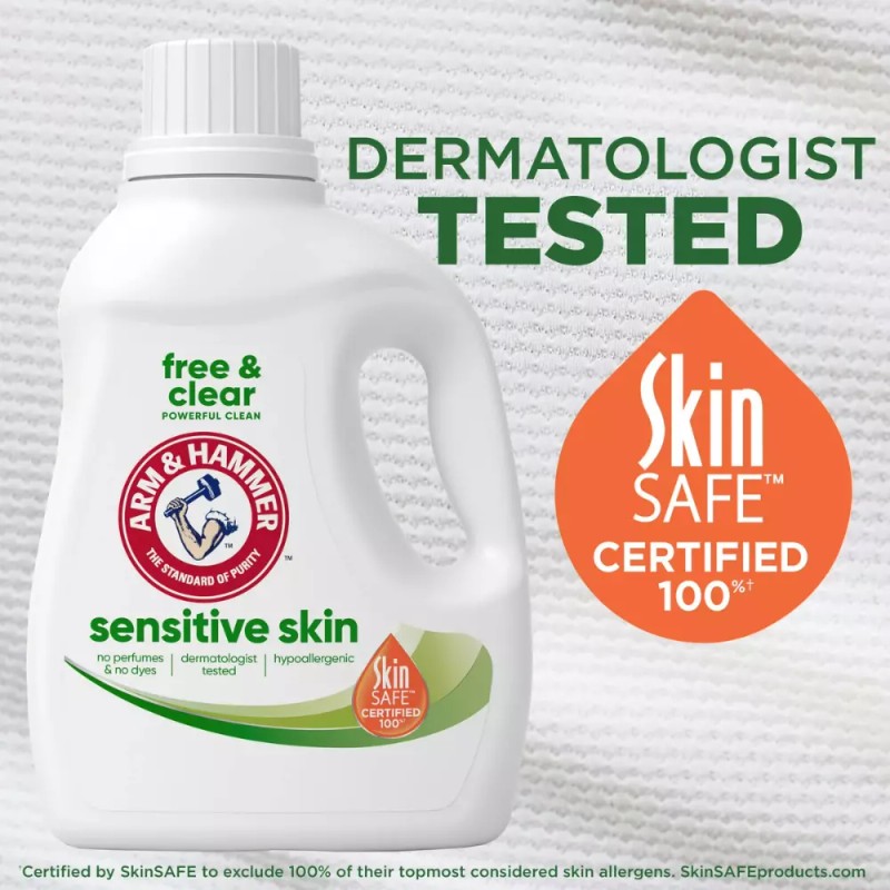 Arm & Hammer Sensitive Skin Free & Clear Laundry Detergent,