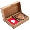 Engelhart - 350101 - Double Tangram Heart Wooden Puzzle -