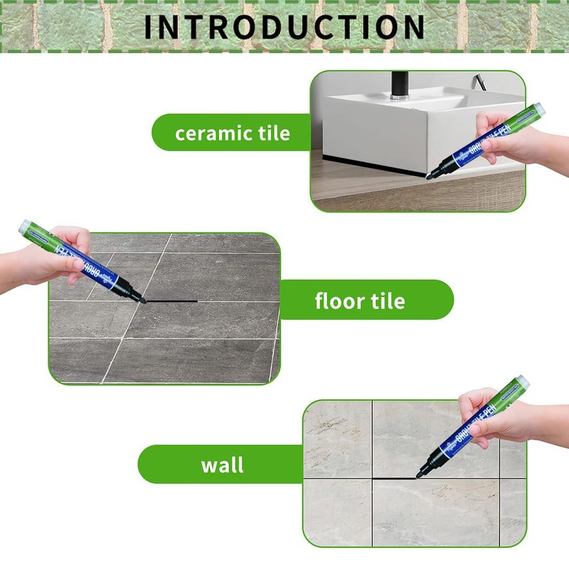5 PCS Tile Grout Pen Home Repair Pen Tile Paint
