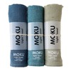 [Contex] MOKU <60005-90> Face Towel, Medium Size, Set of 3
