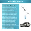 Unbranded For Honda Accord 2013-2017 Front Hood Lift Supports Gas