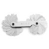 4pcs Radius Gauge, Radius Gauge, Stainless Steel Gauge Measuring Tool,