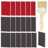 Glarks 21Pcs 500-600 Grits Sanding Sponge Sanding Pads Sanding Blocks