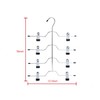 2 Quality Pant Skirt Trouser 4-Tier Pants Metal Hangers Heavy