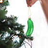 VALICLUD Christmas Cucumber Christmas Tree Decoration Mouth-Blown Glass Tree Decoration