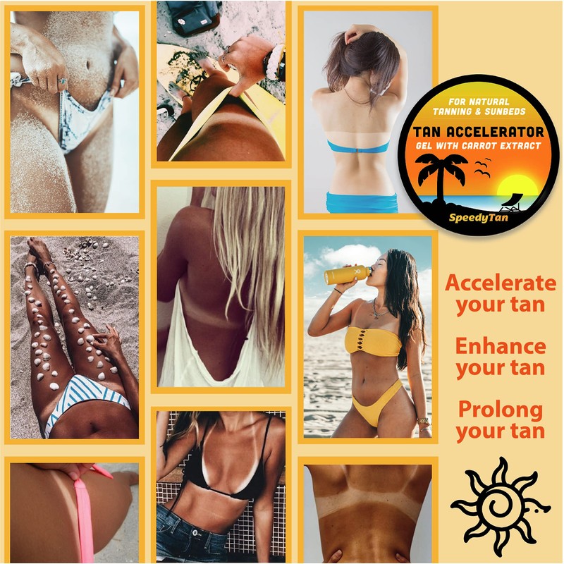 Premium Tan Accelerator Gel - For Sunbed Use & Natural