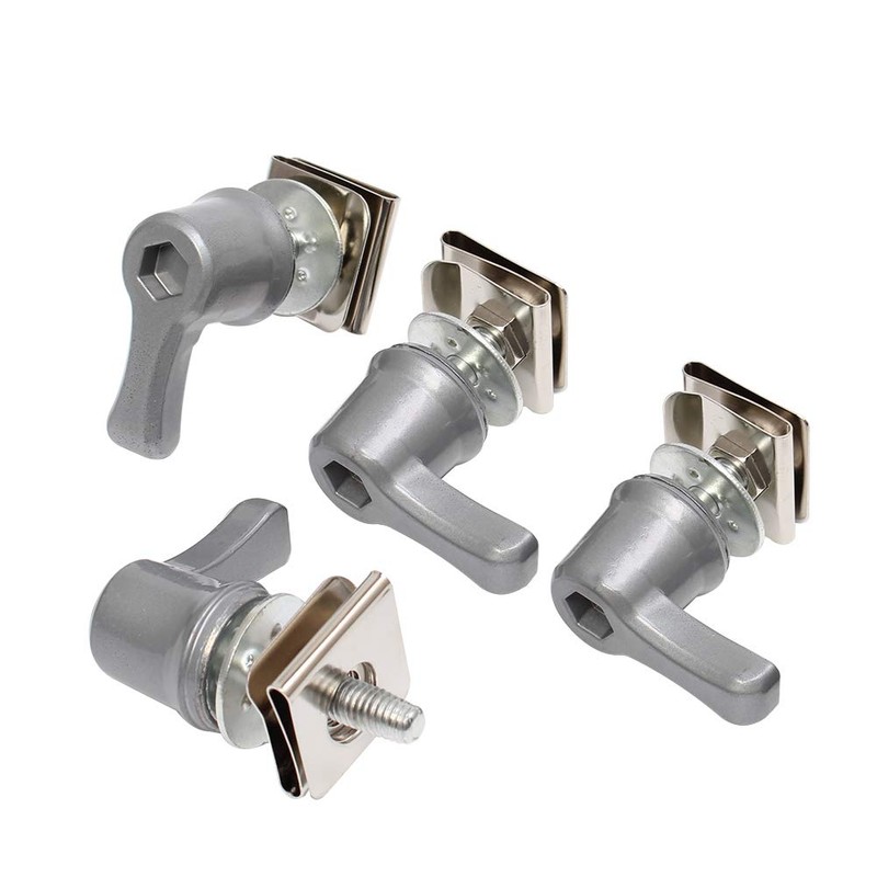 AQIMY Motorcycle Saddlebag Lever Lock Bolt Nut Kit for Harley
