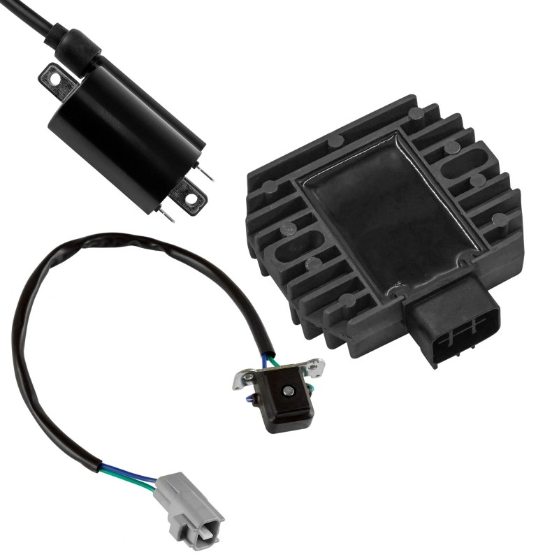 For Kawasaki Regulator w/ Stator Pickup Ignition Coil for Kawasaki
