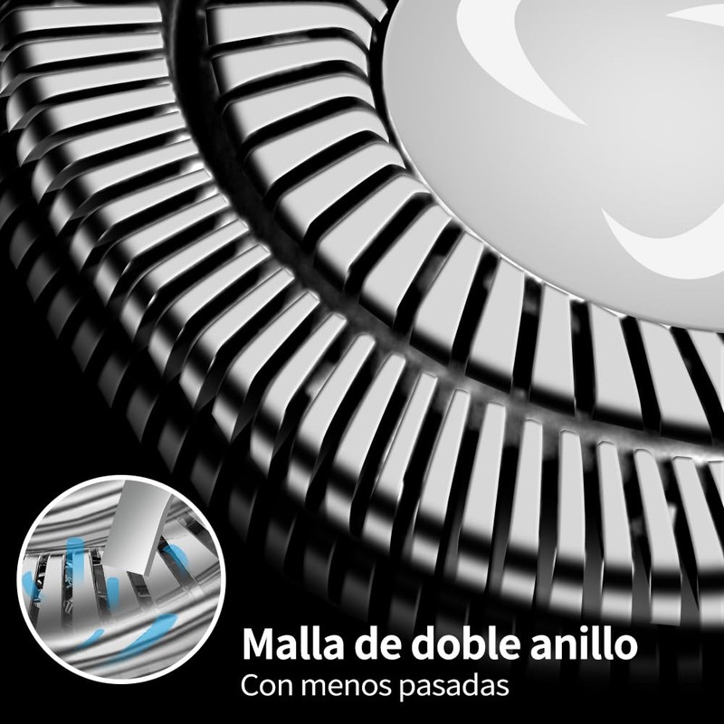 TicEaik Afeitadora Eléctrica,Pantalla LED inteligente Shaver,Totalmente Lavable,Recortadora Barba Multifuncional para