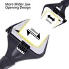 Sharp-tec Adjustable Spanner Set, Wide Jaw Opening Adjustable Wrench, Heavy-Duty