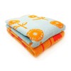 Kosugizen Nordic Flower Mini Bath Towel, Set of 2 Patterns,