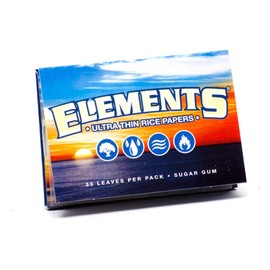 Elements Ultra Thin Rice Papers 1 1/2 Size 79mm Wide 5 booklets