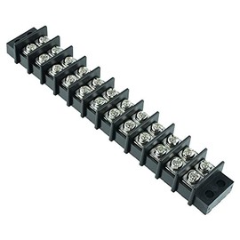 12 Way Screw Barrier Terminal Block Busbar Marine Boat Automotive Durable DIY