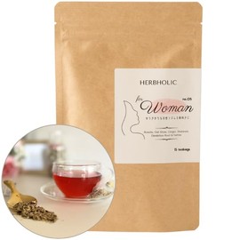 Herbal Tea [Facing the Female Rhythm That Tends to Fluctuate], Hibiscus Tea, Western Dandelion Root, Yarrow, Shattabari and 6 Types of Herbs That Will Become a Women’s Alliance, Soylon Tea Bag 0.1 oz