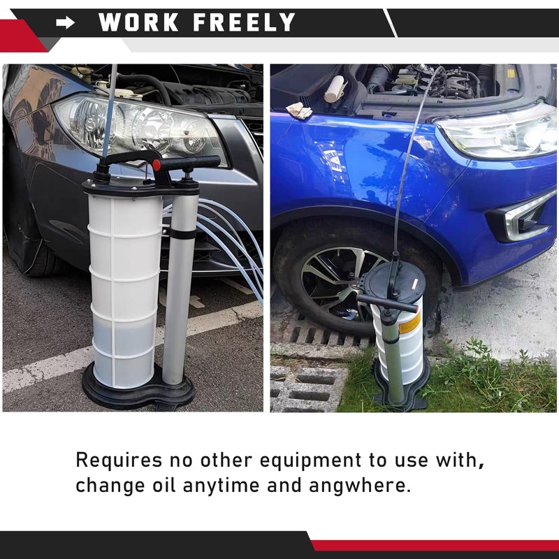 ATPEAM Oil Changer Vacuum Fluid Extractor | Manual Engine Oil