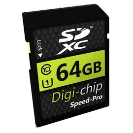 Digi-Chip 64GB SDXC Class 10 Memory Card For Canon EOS M50, EOS M100, EOS M6, EOS M5, EOS 80D, EOS 2000D, EOS 4000D, EOS 9000D, EOS Rebel T7, EOS Kiss M Digital SLR Cameras